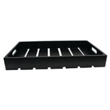 TableCraft Products CRATE12BK - Gastro Serving/Display Crate, Half Size, 12-3/4" X 10-1/2" X 2-3/4"
