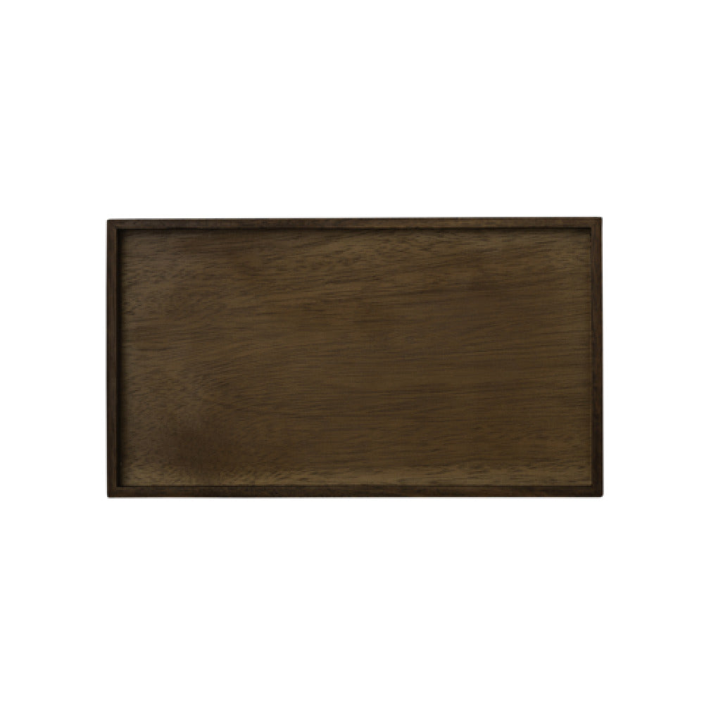 Steelite 6525T242 Wood Tray 8.75" X 5.0" X 0.625" Rectangle