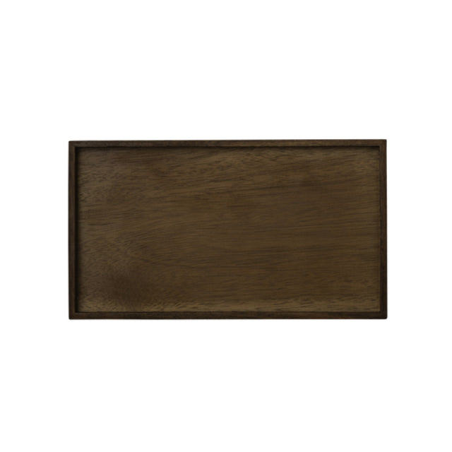 Steelite 6525T242 Wood Tray 8.75" X 5.0" X 0.625" Rectangle