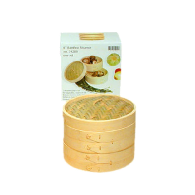 Town 34208S/CS Steamer Only 8" Bamboo (48 Per Case)