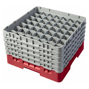 Cambro 49S958163 Camrack® Glass Rack With (5) Soft Gray Extenders Full Size