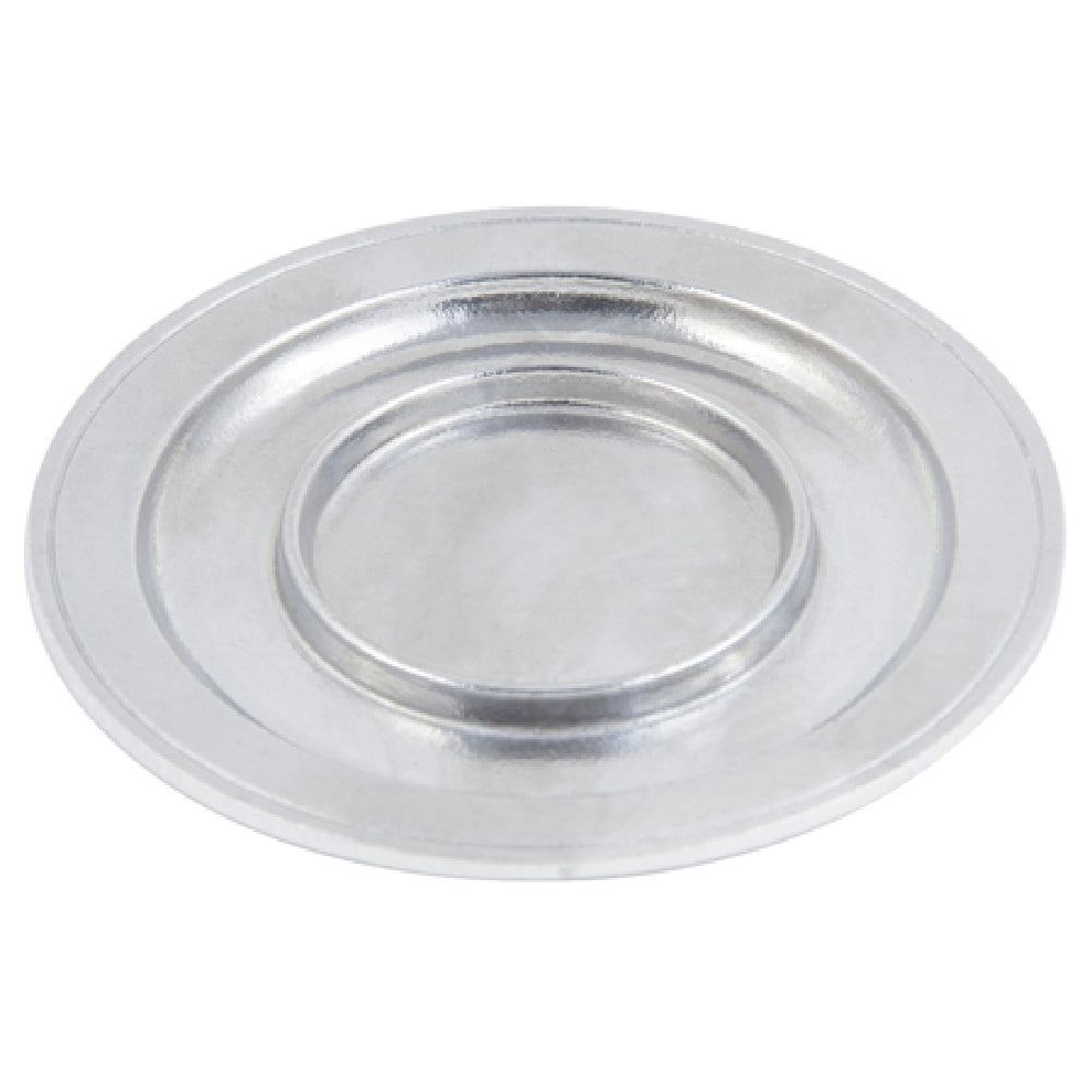Bon Chef 3021 Saucer 6-3/8" Aluminum With Pewter-Glo Finish