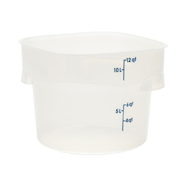 Cambro 12RFSPROPP190 CamRound® FreshPro Round Food Container 12 Qt. 11.4"L X 11.4"W X 8.9"H