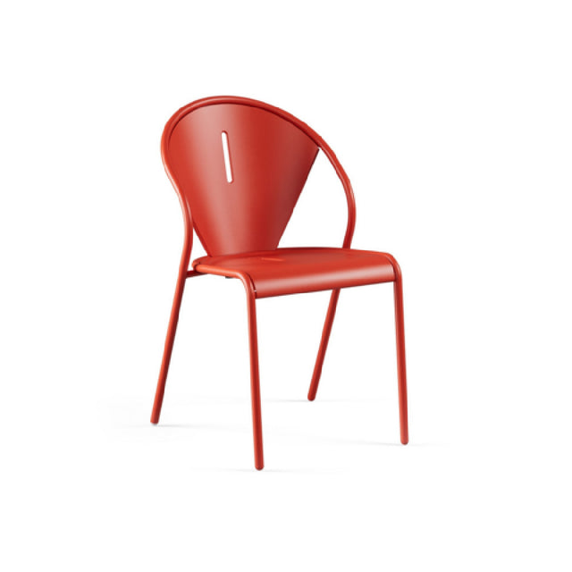 Emuamericas, Llc E679-50 - Code Stacking Side Chair, Outdoor/indoor, Steel Back And Seat