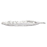 Bon Chef 80153PLATINUMGRA Platter 26-13/16" X 8-5/16" X 1"H Feather Shaped