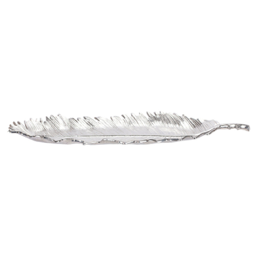 Bon Chef 80153TEAL Platter 26-13/16" X 8-5/16" X 1"H Feather Shaped