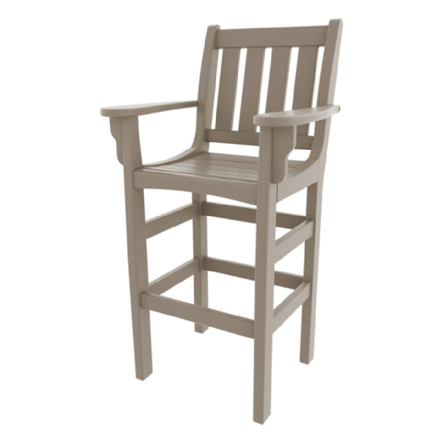 Plantation Prestige 3240320-01 STD - Corolla Barstool With Arms, Standard Finish