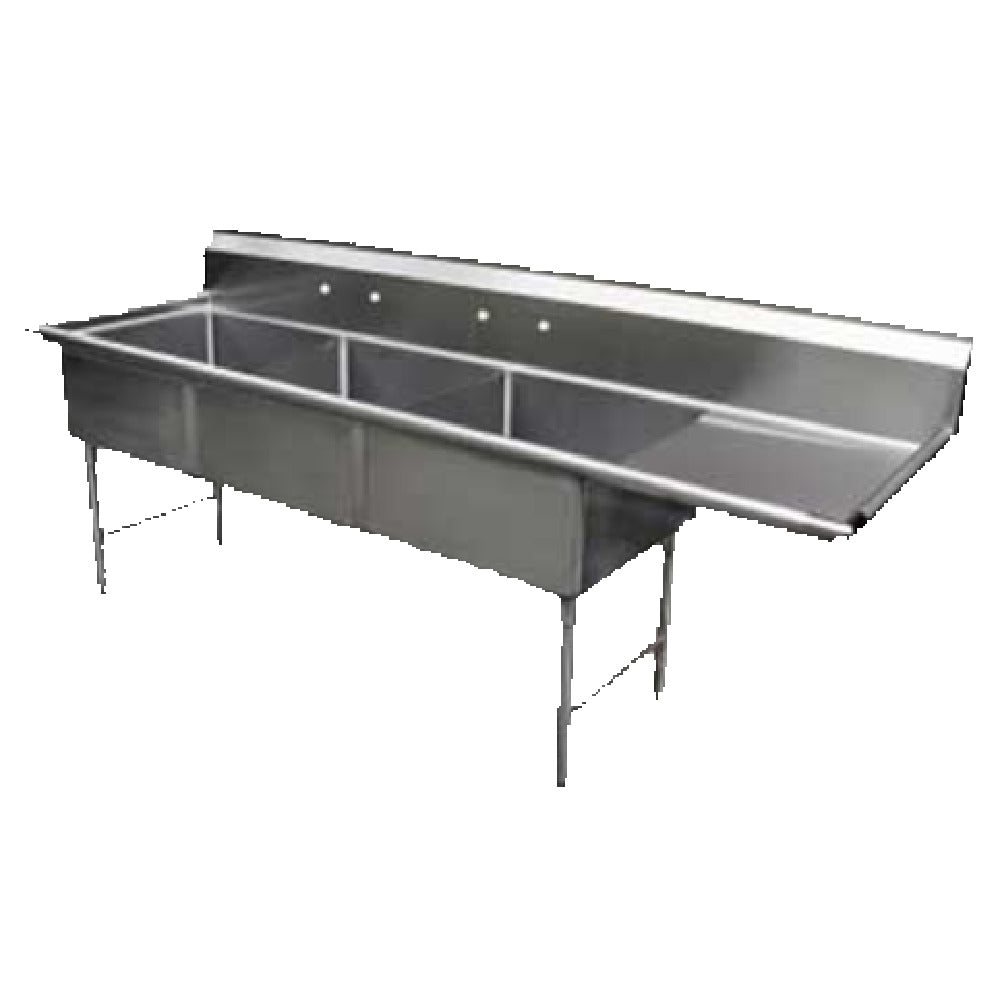 GSW USA SE18183R Sink Three Compartment 75-3/8"W X 24"D X 45"H