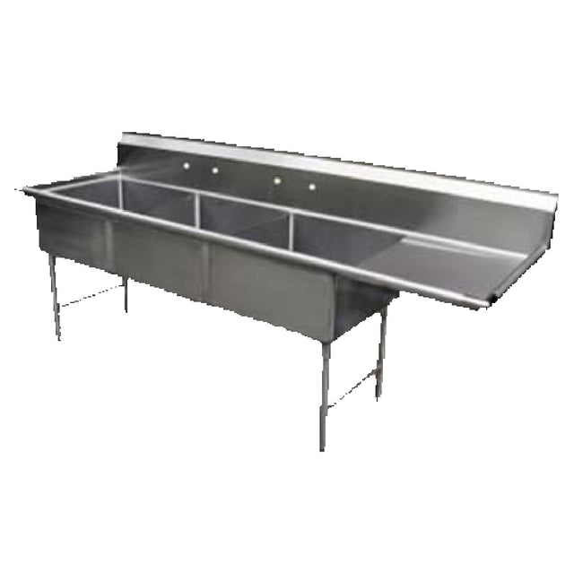 GSW USA SE18183R Sink Three Compartment 75-3/8"W X 24"D X 45"H