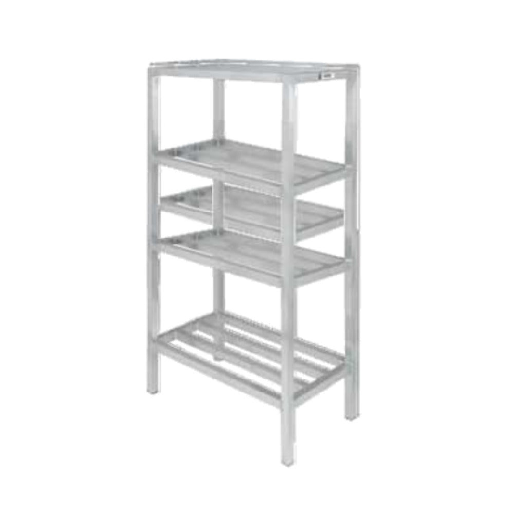 Channel ED2060-4 Dunnage Shelving All-Welded 4 Shelf Style Tubular Style