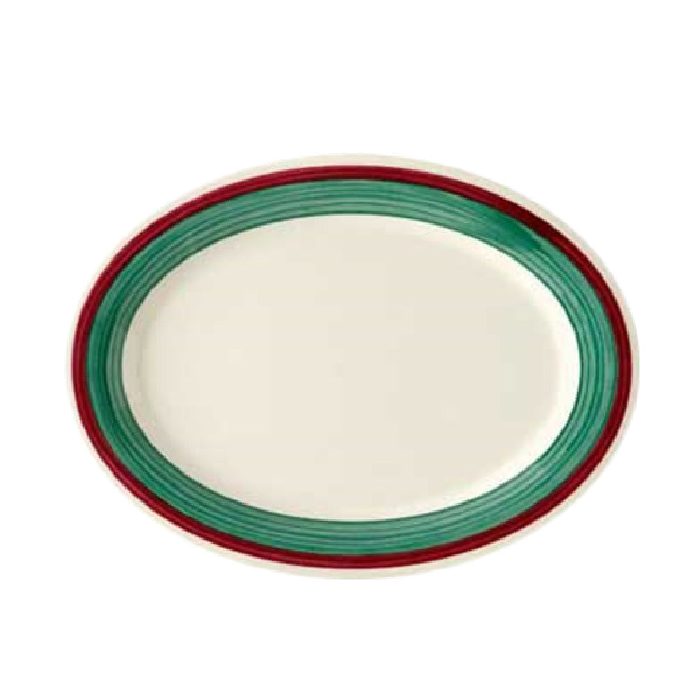 GET Enterprises OP-950-PO Diamond Portofino™ Platter 9-3/4"L X 7-1/4"W Oval