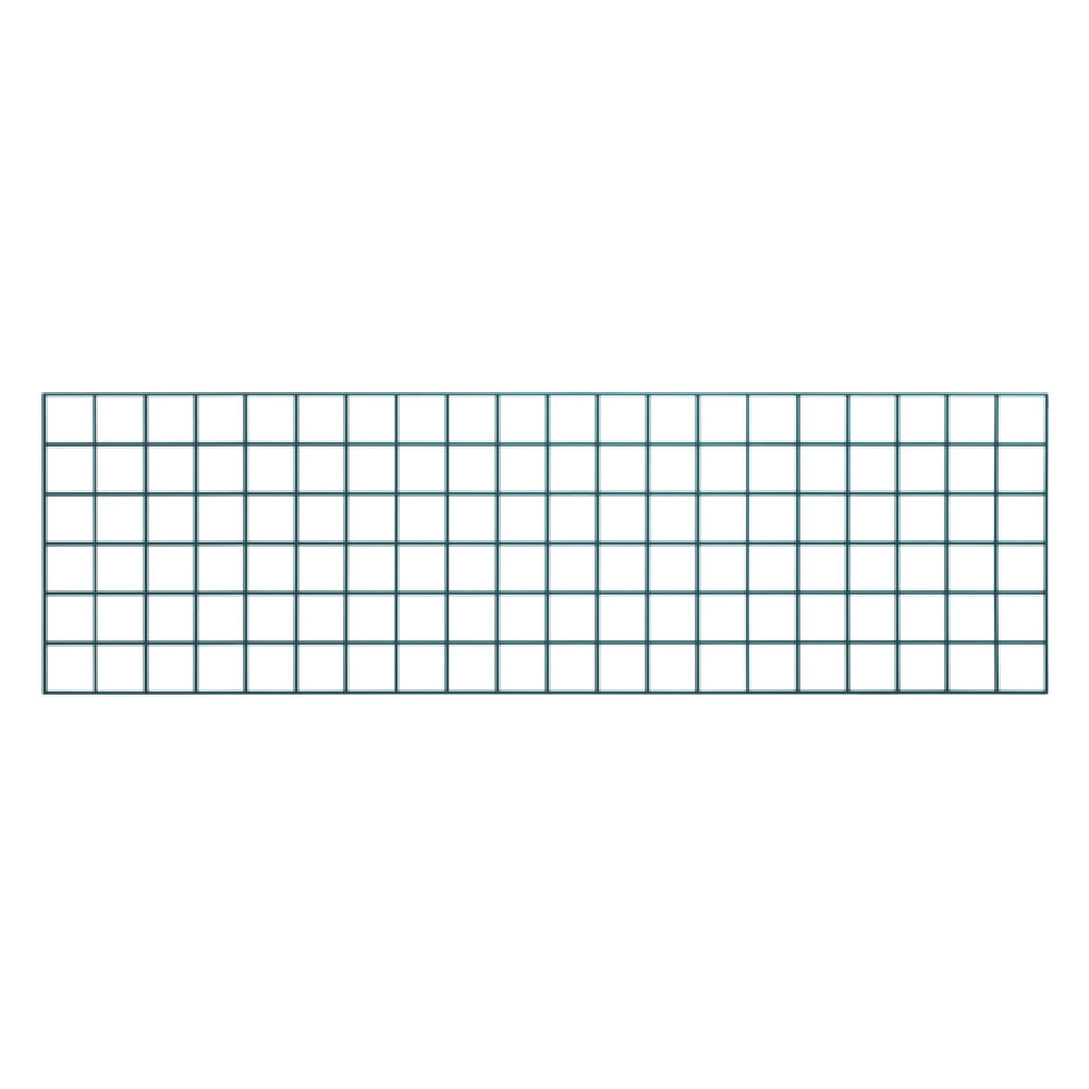 Quantum SG-1860P Store Grid Panel 60"W X 18"H Green Epoxy Antimicrobial Finish
