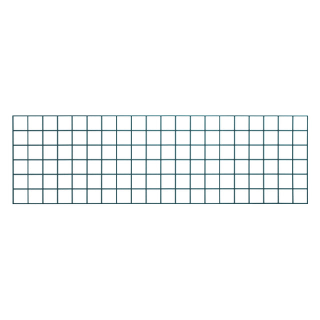 Quantum SG-1860P Store Grid Panel 60"W X 18"H Green Epoxy Antimicrobial Finish