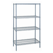 Quantum WR86-2172C Wire Shelving Starter Kit 72"W X 21"D X 86"H 600 800 Lb. Capacity