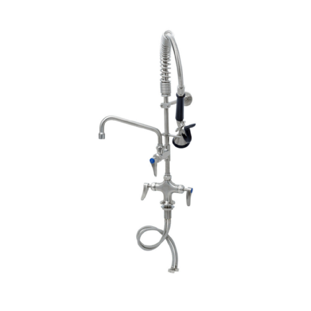 T&S Brass SMPF-2DLN-06-CR Mini Pre-Rinse Unit Single Hole Deck Mount Mixing Faucet
