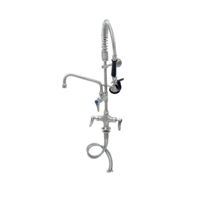 T&S Brass SMPF-2DLN-06-CR Mini Pre-Rinse Unit Single Hole Deck Mount Mixing Faucet