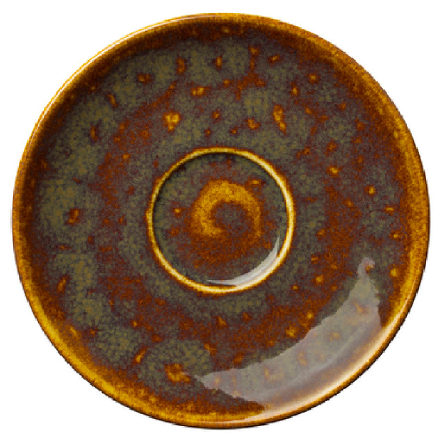 Steelite 1202X0042 Liv Saucer 6.0"Vesuvius Amber
