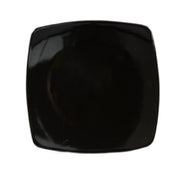 CAC China R-FS21-BLK Clinton Plate 11-7/8"L X 11-7/8"W X 1-1/4"H Square