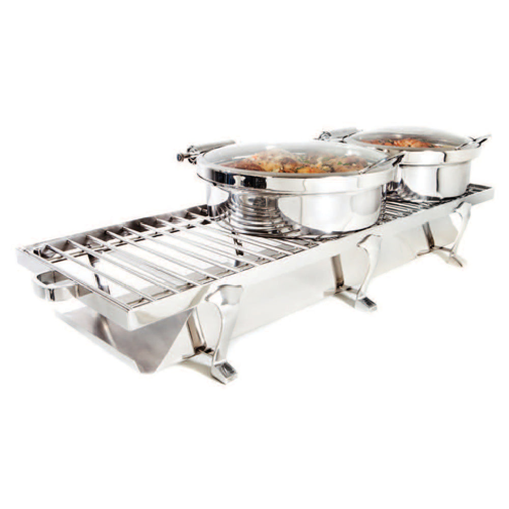 Steelite DW08H40DGSS Heater Stand 40.0"W X 14.0"H 18/10 Stainless