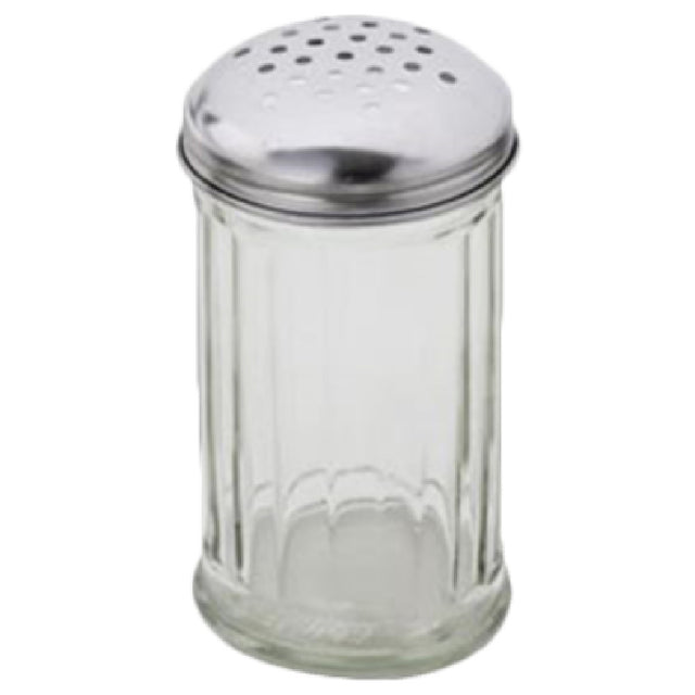 Royal ROY CS 12 G - Cheese Shaker, 12 Oz., Paneled Glass Base