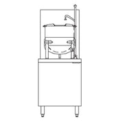 Crown Steam GMT-10_LP Kettle/Cabinet Assembly Gas (1) 10 Gallon Tilting Kettle