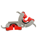 Alpine Industries ALP498-1-D Mop/Broom Holder 4-3/5"L X 2"D X 1.2"H Wall-mount