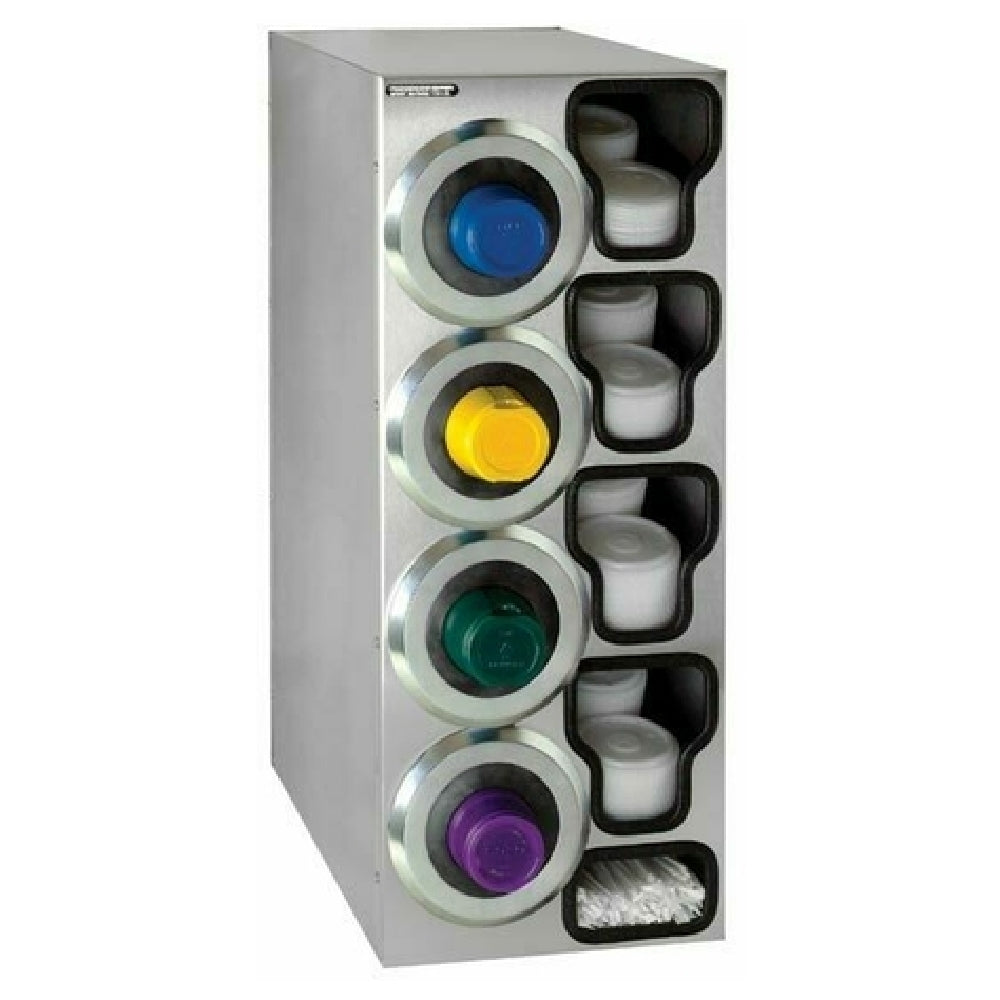 Dispense-Rite SLR-C-4LSS - Cup Dispensing Cabinet, 32-1/2"H X 13"W X 23"D, Interchangeable Gasket