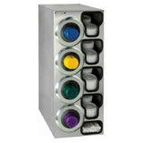 Dispense-Rite SLR-C-4LSS - Cup Dispensing Cabinet, 32-1/2"H X 13"W X 23"D, Interchangeable Gasket