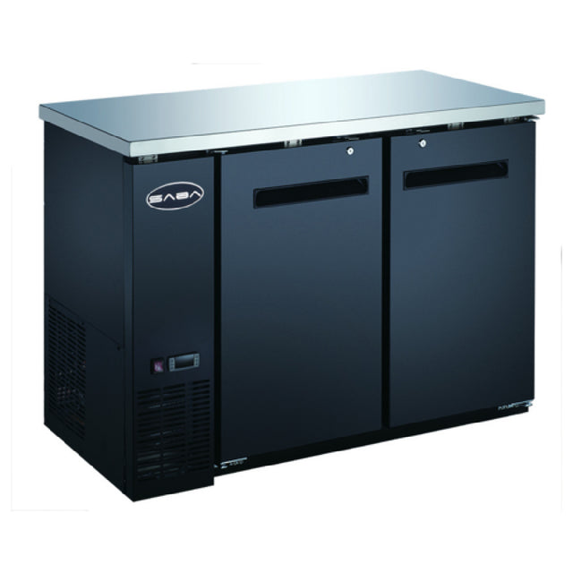 SABA SBB-24-60B Back Bar Cooler Two-section 60-3/4" W