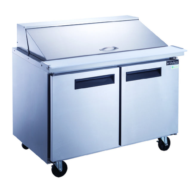 Dukers DSP36-15M-S2 Mega Top Sandwich/Salad Prep Table Two-section
