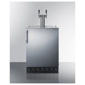 Summit SBC7BRSWK2 Wine Kegerator 24" Wide Height Adjustable
