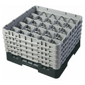 Cambro 25S958110 Camrack® Glass Rack With (5) Soft Gray Extenders Full Size