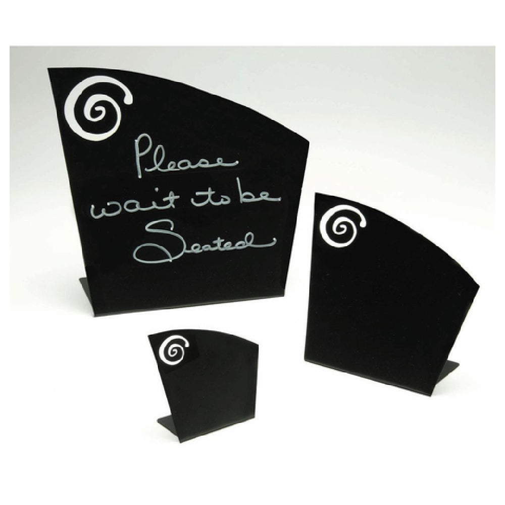 Hubert 16220 - Chalkboard Sign/Easel, Countertop, 5-1/4" X 2-1/2" X 5-1/2"H