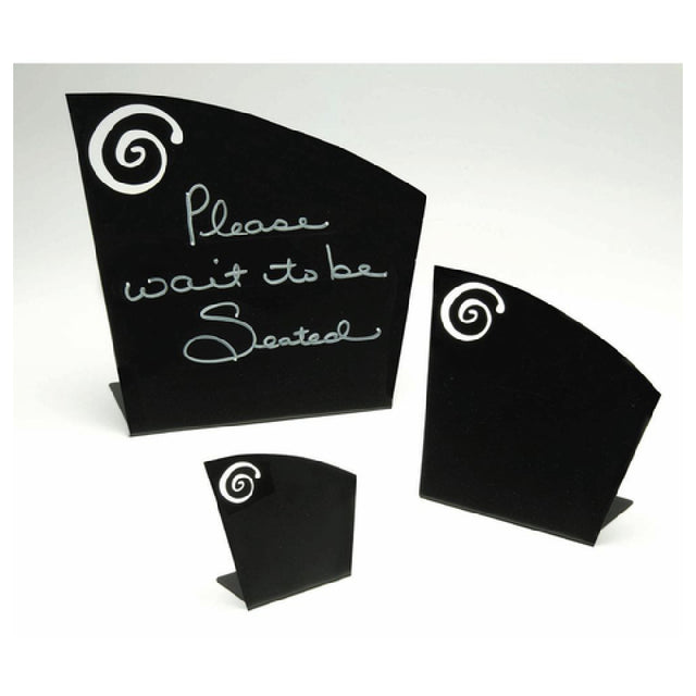 Hubert 16220 - Chalkboard Sign/Easel, Countertop, 5-1/4" X 2-1/2" X 5-1/2"H