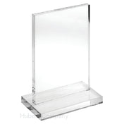 Hubert 80299 - Premium Sign Holder, 4" X 6"H, Acrylic