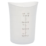 JB Prince U125 ISi Flex-it Measuring Cup 1 Cup (8 Oz. ) Capacity 2-1/2" Dia. X 4-1/4"H