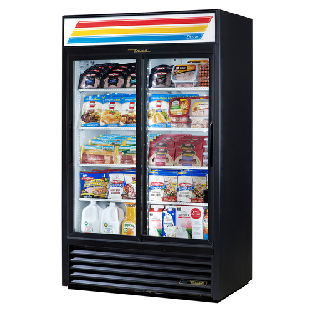 True Refrigeration GDM-41-HC-LD_BL Refrigerated Merchandiser Two-section