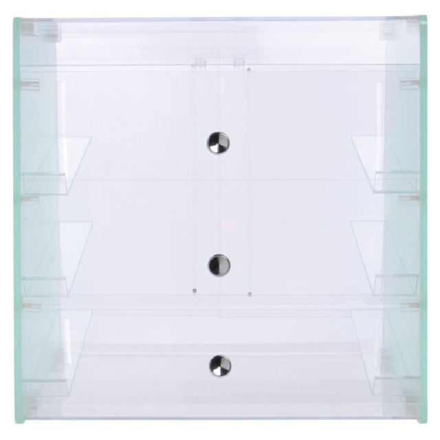 Hubert 58964 - Silver Satin™ Display Case, 19" X 16" X 19"H, Small