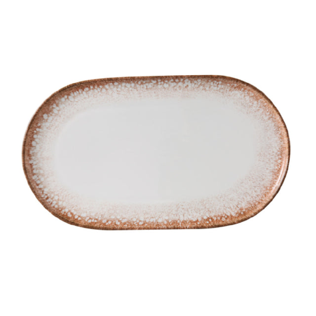 Yanco PR-215 Porto Coupe Plate 15 1/2"W X 9"D X 1"H Oval