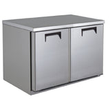 QualServ (Middleby) UCFZ360-SS61A - Undercounter Freezer, Reach-in, Two-section