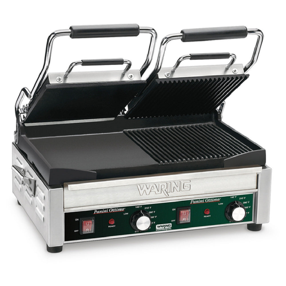 Waring WDG300E - (International) Commercial Dual Surface Panini Grill, Electric, Double