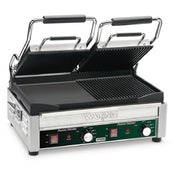 Waring WDG300E - (International) Commercial Dual Surface Panini Grill, Electric, Double