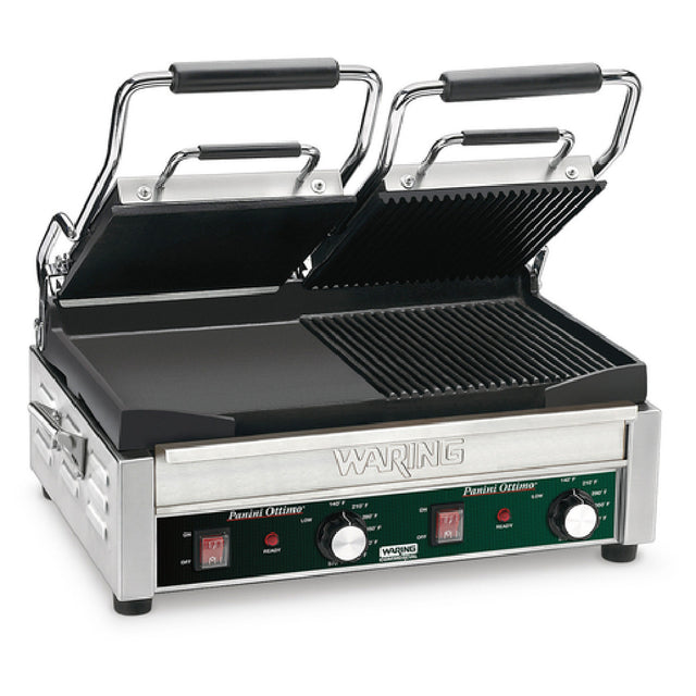 Waring WDG300E - (International) Commercial Dual Surface Panini Grill, Electric, Double