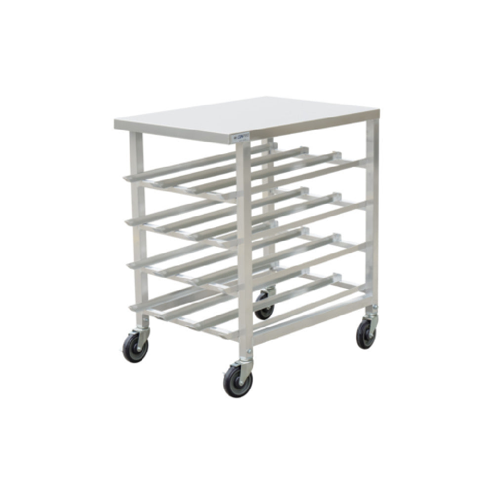 Hubert 32L-038 - Mobile Can Rack, 1/2 Size Fully Welded, Fits #5/10 Cans