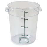 Carlisle 1076407 Carlisle StorPlus™ Food Storage Container 4 Qt. Round