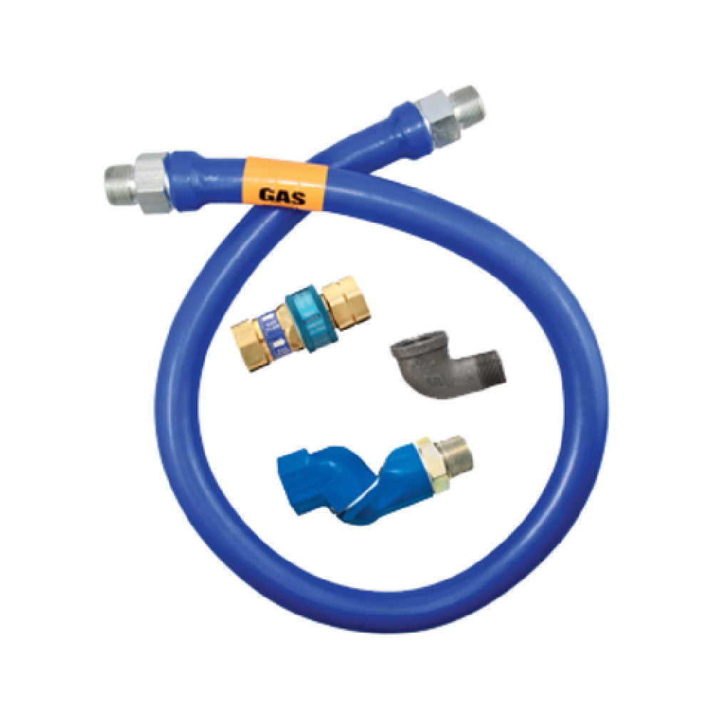 Dormont 1650BPQS60 Dormont Blue Hose™ Moveable Gas Connector Hose Assembly 1/2" Inside Dia.