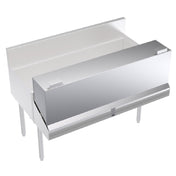 Krowne KR-DC46 Upgrade: Locking Cover For Double Speedrail 46"W Stainless Steel Construction