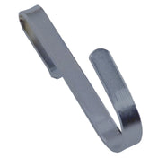 Quantum SG-HOOKSMGY Store Grid Small Hook 1/4"W X 1-1/2"D X 3-3/4"H Gray Epoxy Antimicrobial Finish