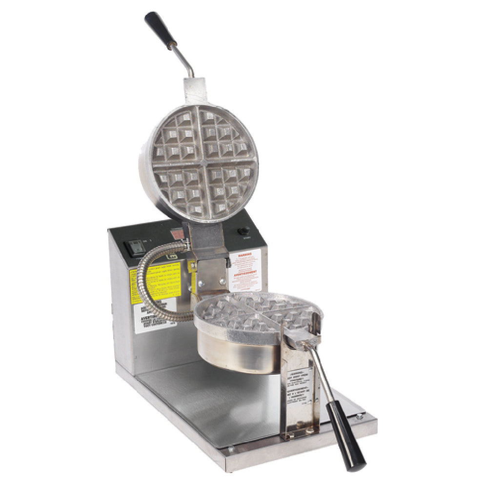 Gold Medal 5021E - Belgian Waffle Baker, 7-1/4" Diameter, Round
