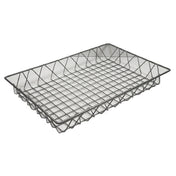 GET Enterprises WB-953-SV Urban Renewal POP™ Pastry Basket 18" X 12" X 2"H Rectangular Wire